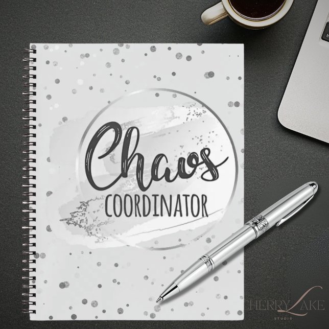 Cuaderno Chaos Coordinator Silver Notebook Planner (Subido por el creador)