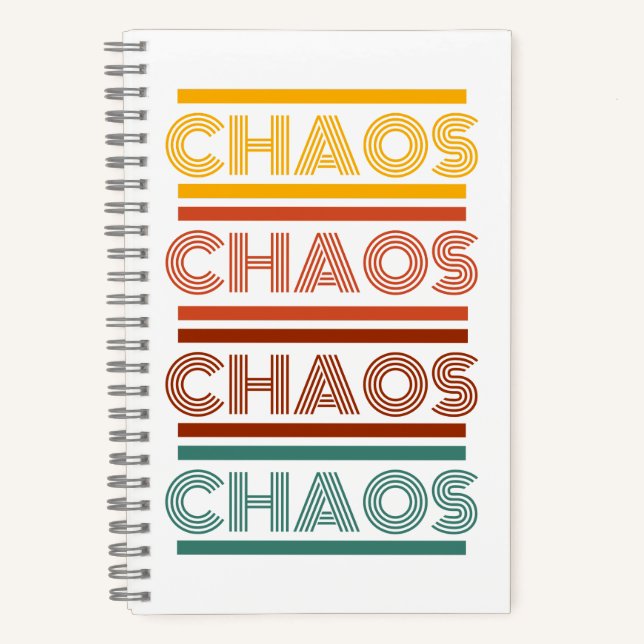 Cuaderno Chaos Journal (Anverso)