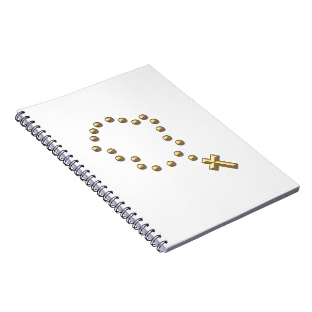Cuaderno Chapleta dorada "3-D" o Rosario (Lado Derecho)