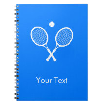 Chaquetas blancas de tenis con azul personalizado