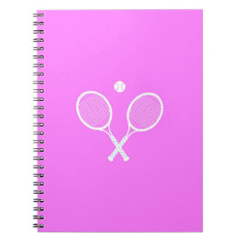 Cuaderno Chaquetas de tenis y rosa Fiesta de bolas
