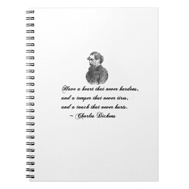 Cuaderno Charles Dickens Nuestra Cita Mutua De Amigo (Frente)