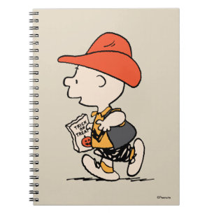 Cuaderno Charlie Brown vaquero Halloween