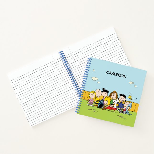 Cuaderno Charlie Brown y pandilla | Agrega tu nombre (Interior)