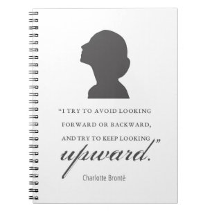 Cuaderno Charlotte Bronte - Sigue Mirando Hacia Arriba - Bl