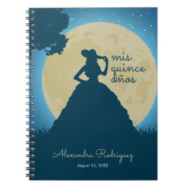 Cuaderno Charro Silhouette con Moon Quinceanera