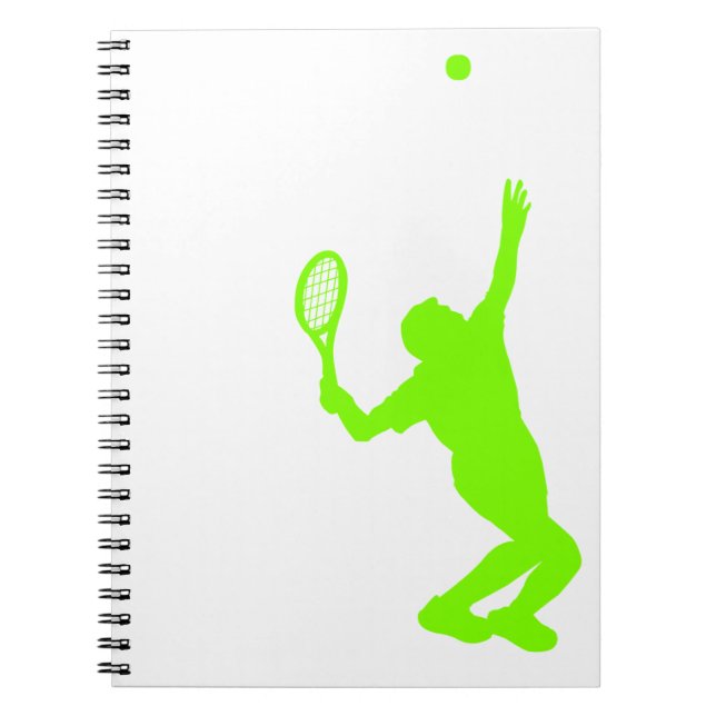 Cuaderno Chartreuse, tenis verde neón (Frente)