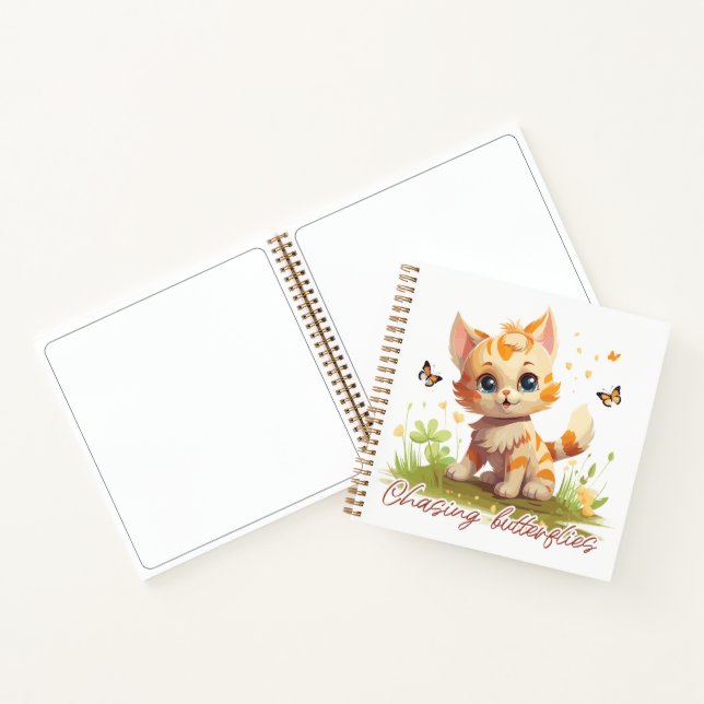 Cuaderno Chasing butterflies again (Interior)