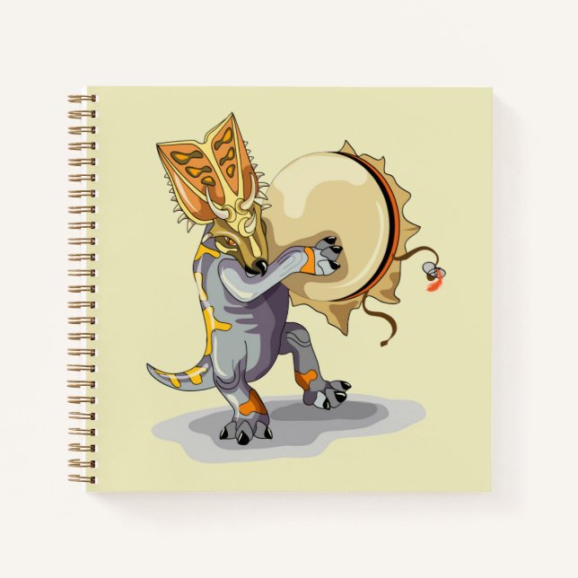 Cuaderno Chasmosauro bailando un ritual chamán (Anverso)