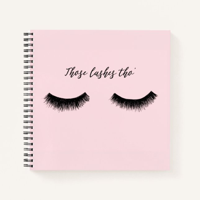 Cuaderno Chat Lash - Tho esos latigazos (Anverso)