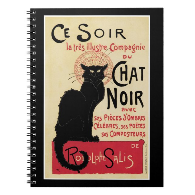 Cuaderno Chat Noir~Gato negro (Frente)