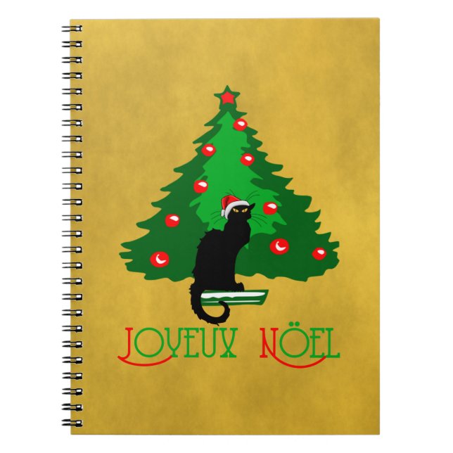Cuaderno Chat Noir Joyeux Noel (Frente)