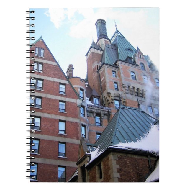 Cuaderno Chateau Frontenac, Quebec, Canadá (Frente)