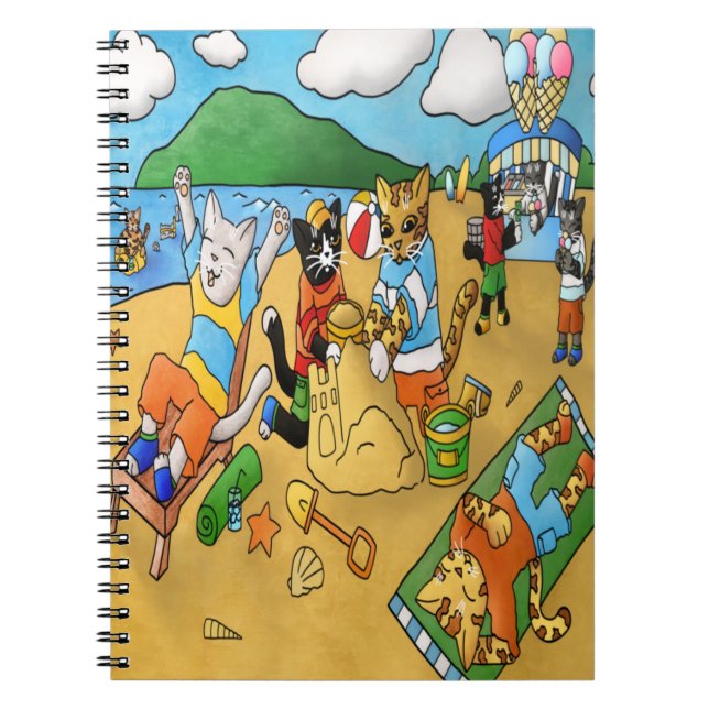 Cuaderno Chats de playa de verano (Frente)