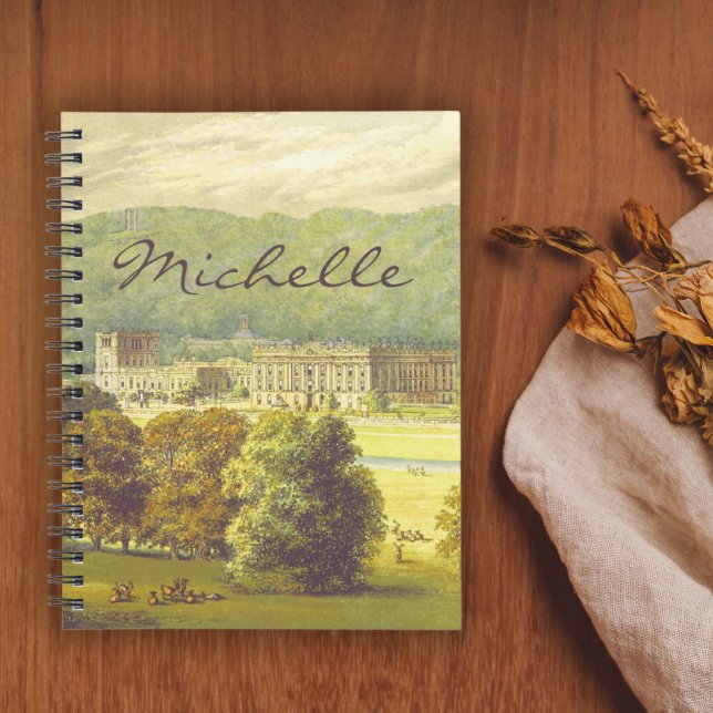 Cuaderno Chatsworth Derbyshire Jane Austen Darcy Pemberly (Subido por el creador)