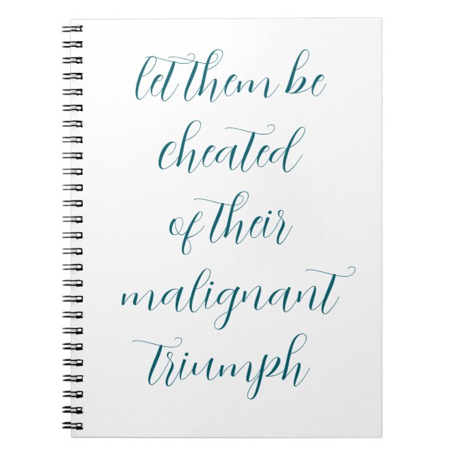 Cuaderno Cheat your enemies of victory (Frente)