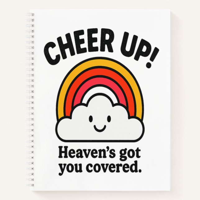 Cuaderno Cheer Up, Heaven’s Got You Covered SPIRAL (Anverso)