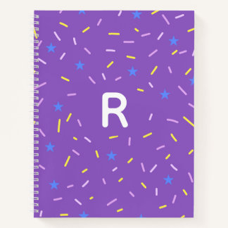 Cuaderno Cheerful Sprinkle Initial Notebook