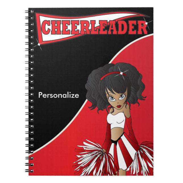 Cuaderno Cheerman | DIY Textos | Bloc de notas rojo (Frente)