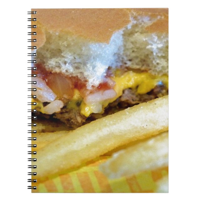 Cuaderno Cheeseburger and Fries (Frente)