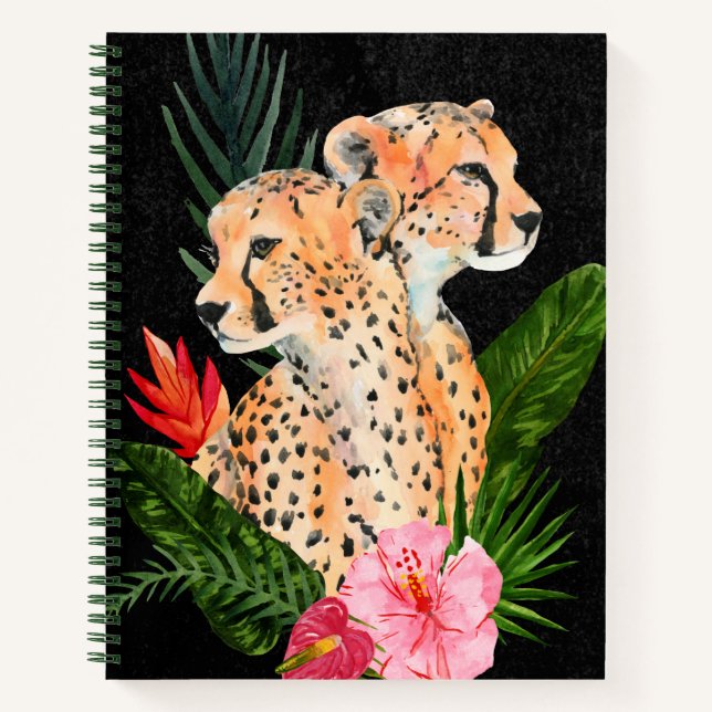 Cuaderno Cheetah Bouquet (Anverso)