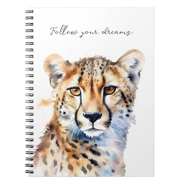 Cuaderno Cheetah de Guay Cat (Frente)