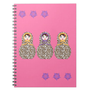 Cuaderno Cheetah Matryoshka
