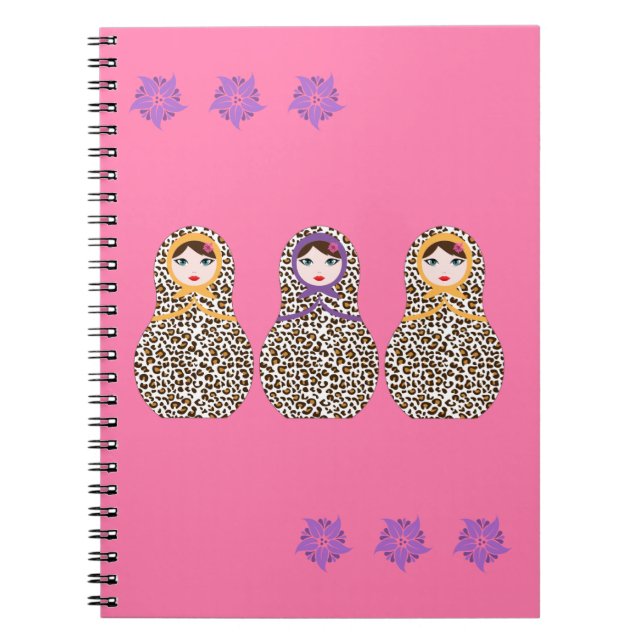Cuaderno Cheetah Matryoshka (Frente)
