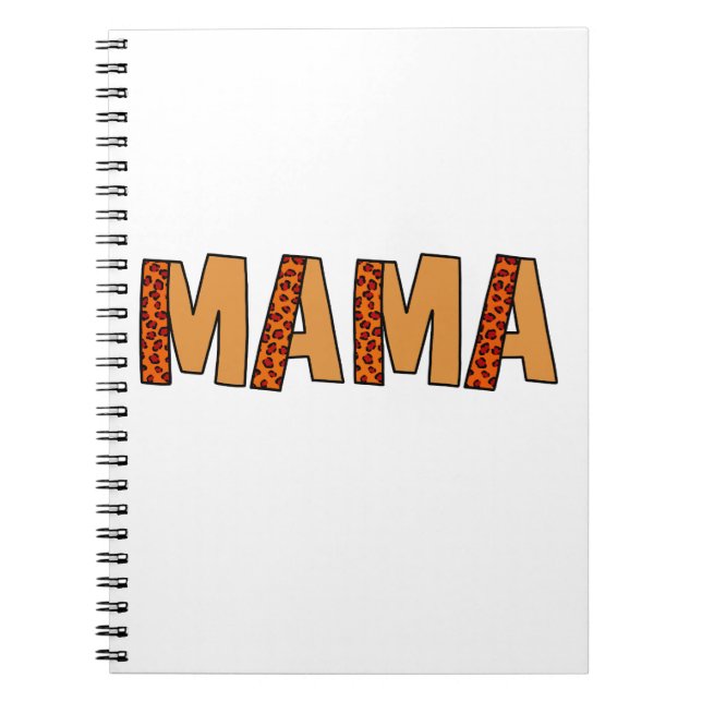 Cuaderno Cheetah Print Leopard Mom (Frente)
