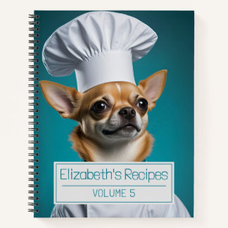 Cuaderno Chef Chihuahua Recipe Book