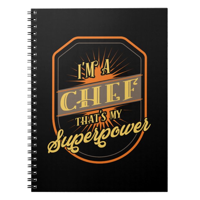 Cuaderno Chef Cocinando (Frente)