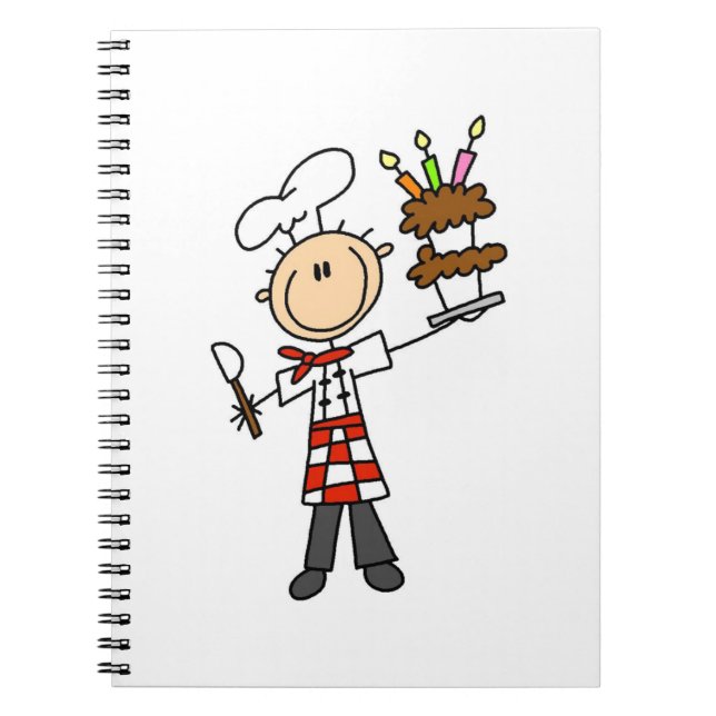 Cuaderno Chef Con Tarta De Cumpleaños (Frente)