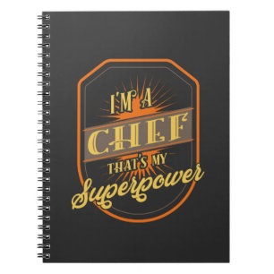Cuaderno Chef Cook Gift