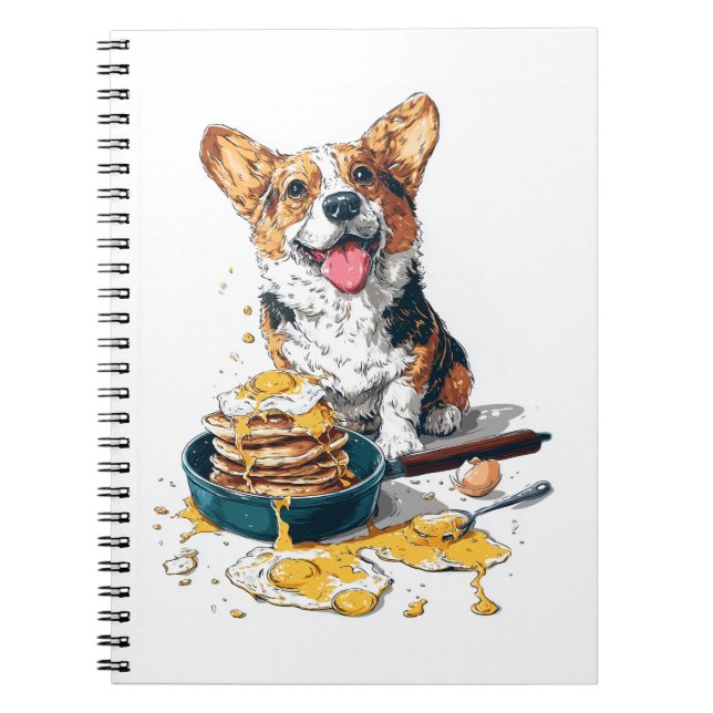 Cuaderno Chef Corgi � Perro De Cocina Divertido (Frente)
