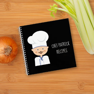 Cuaderno Chef Culinario - Receta de Dibujos Animados