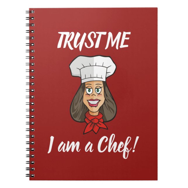 Cuaderno Chef femenino (Frente)