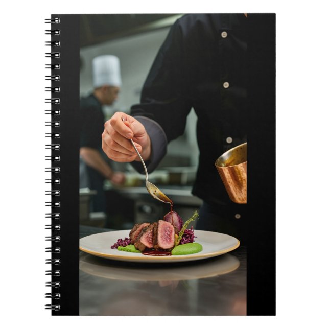 Cuaderno Chef Finishing Steak Dish (Frente)