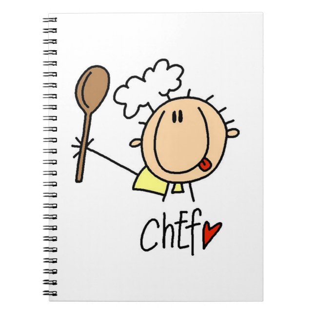 Cuaderno Chef masculino (Frente)