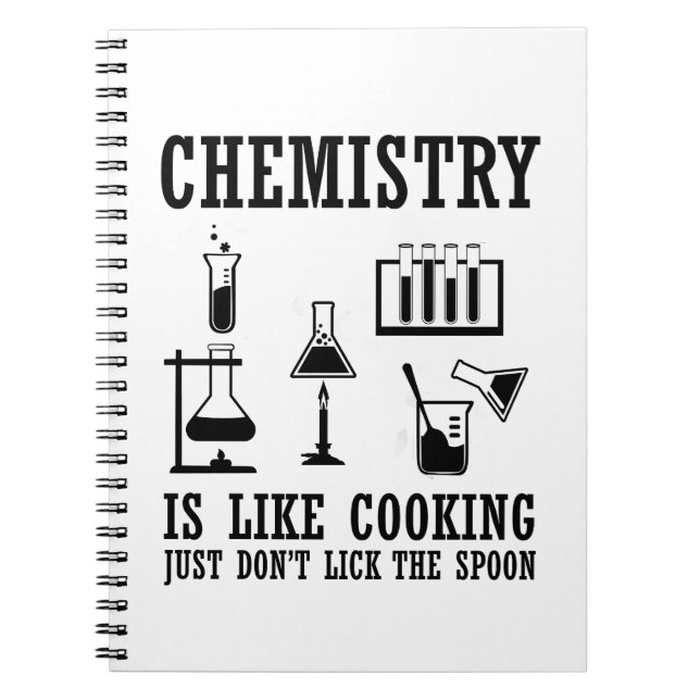 Cuaderno chemistry is like cooking (Frente)