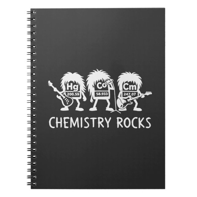 Cuaderno Chemistry Rocks Science Rock Band (Frente)