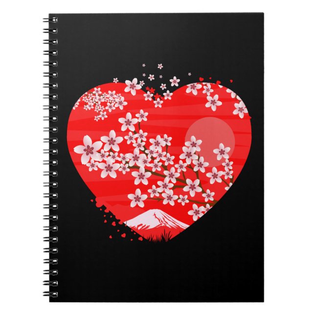 Cuaderno Cherry Blossom Heart (Frente)