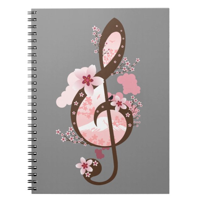 Cuaderno Cherry Blossom Music (Frente)
