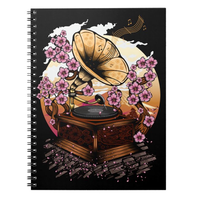 Cuaderno Cherry Blossom Musical (Frente)