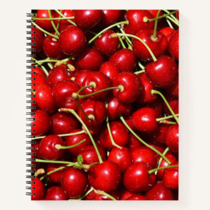 Cuaderno Cherry Cherries Red