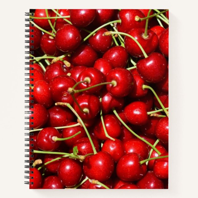 Cuaderno Cherry Cherries Red (Anverso)