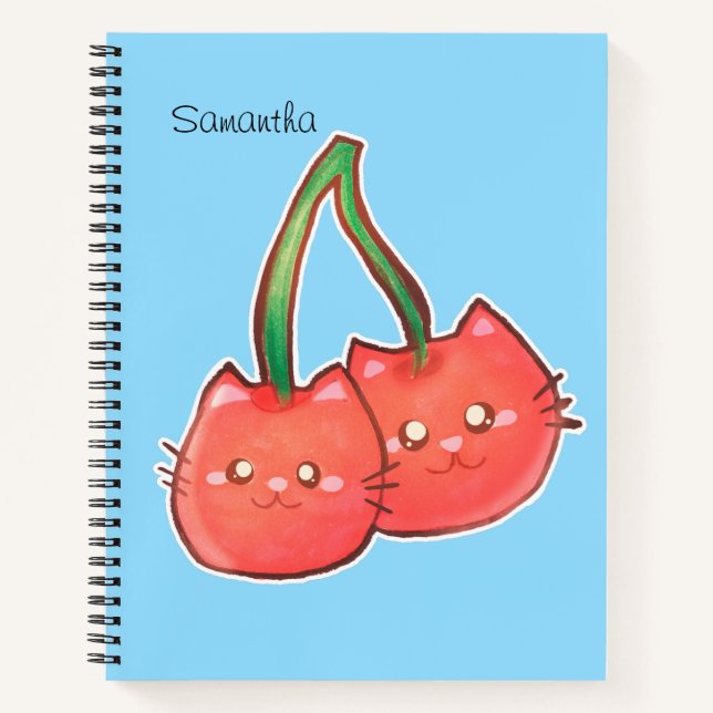 Cuaderno Cherry Fruit Cats (Anverso)