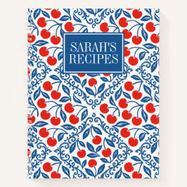 Cuaderno Cherry Rustic Farmhouse French Country Recipe