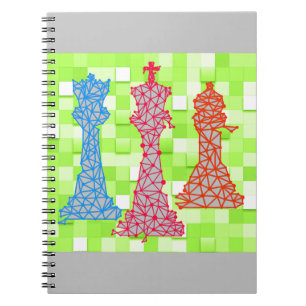 Cuaderno Chess Lover   Queen King Bishop Chess