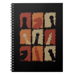 Cuaderno Chess Pieces Retro