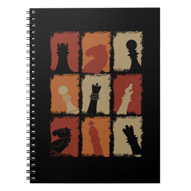 Cuaderno Chess Pieces Retro (Frente)
